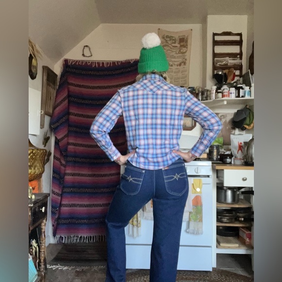 1980’s vintage high rise LEE jeans womens size 32 waist - Picture 7 of 10